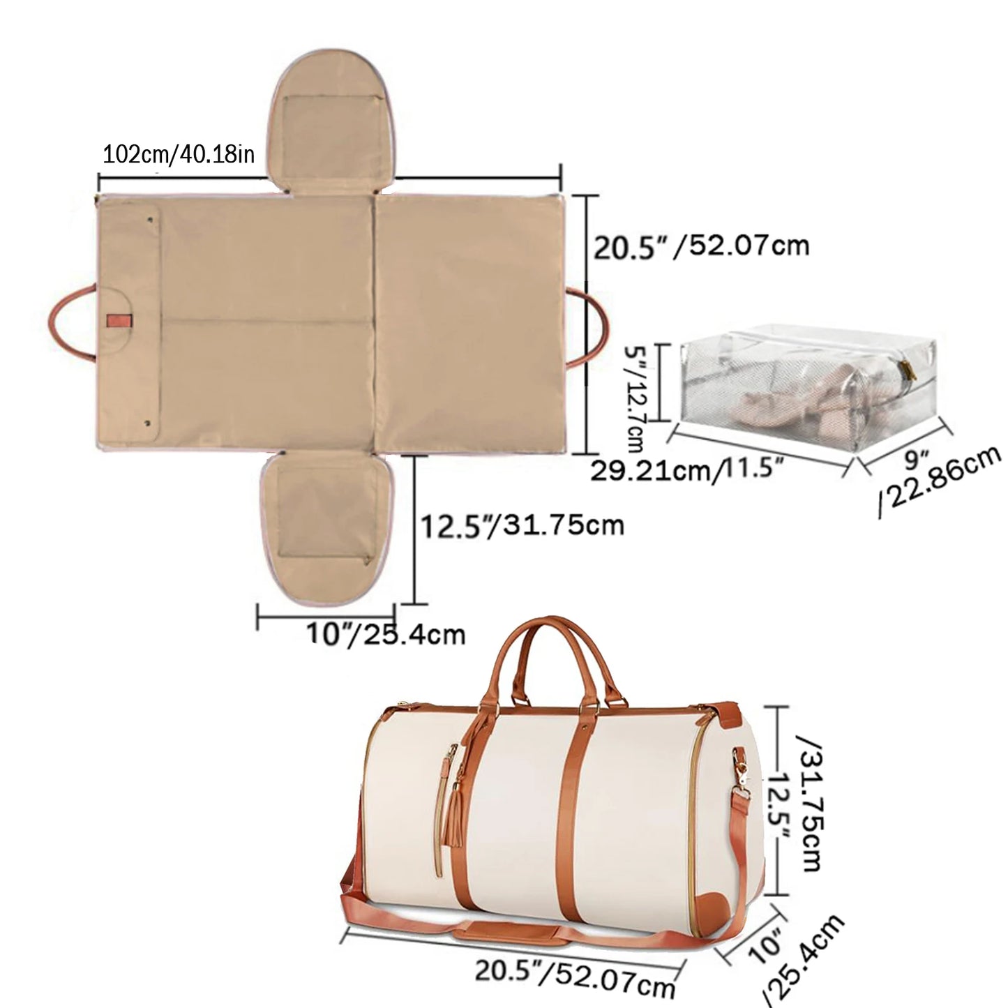 LuxeFold Duffle Bag