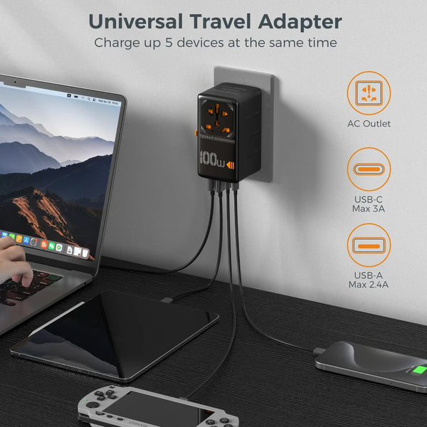 Universal Travel Adapter Pro