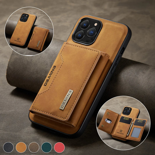 Leather Case With Detachable Wallet - iPhone