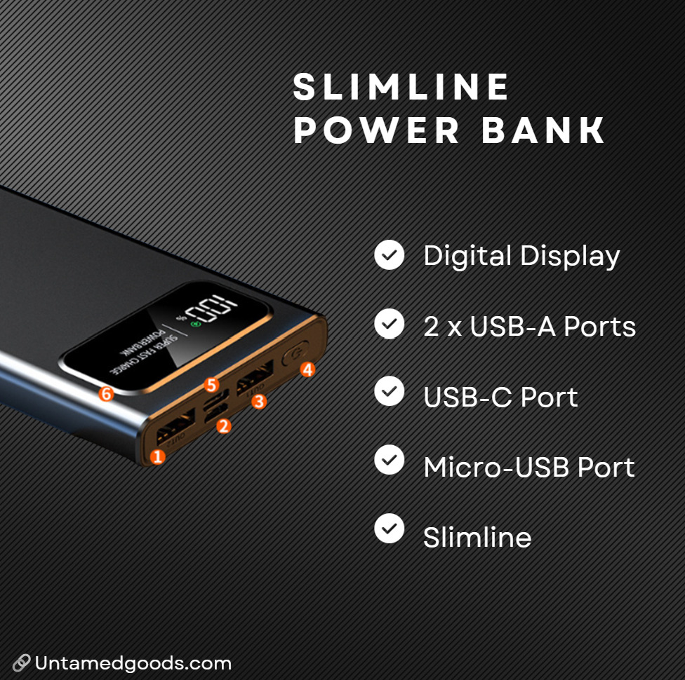 120W Portable Slimline Power Bank